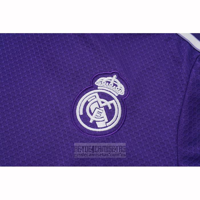 Chandal del Real Madrid Manga Corta 2025-2026 Purpura - Pantalon Corto